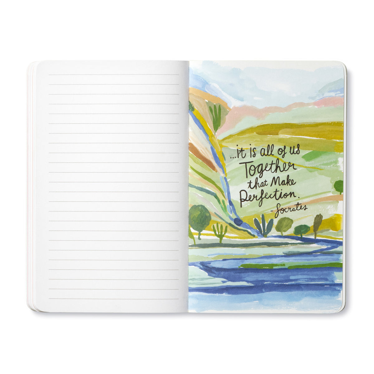 &quot;Individually, We Are One Drop. Together, We Are An Ocean.&quot; — Ryunosuke Satoro Write Now Softcover Journal