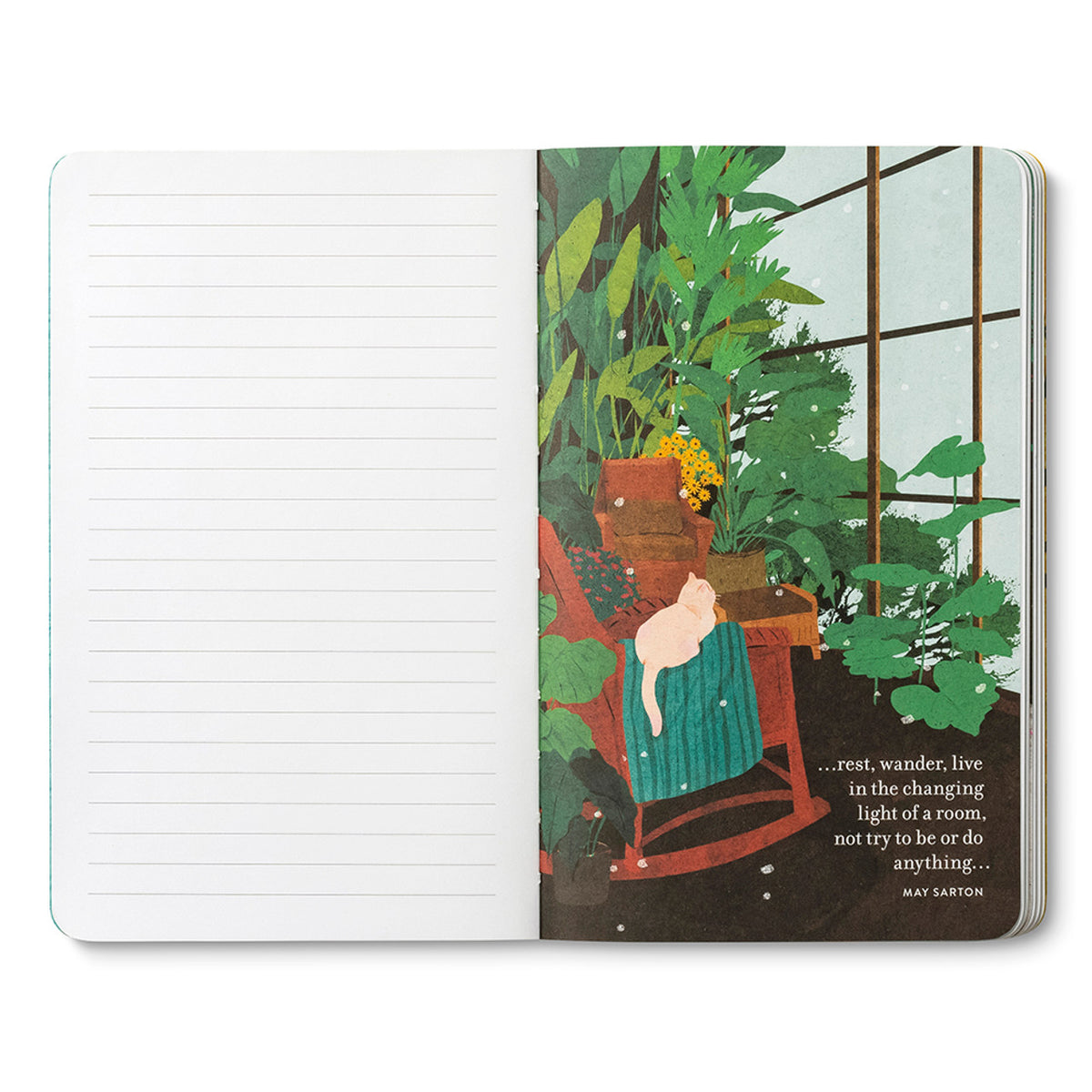 &quot;Sometimes The Most Important Thing In The Whole Day Is The Rest We Take Between Two Deep Breaths...&quot; — Etty Hillesum Write Now Softcover Journal