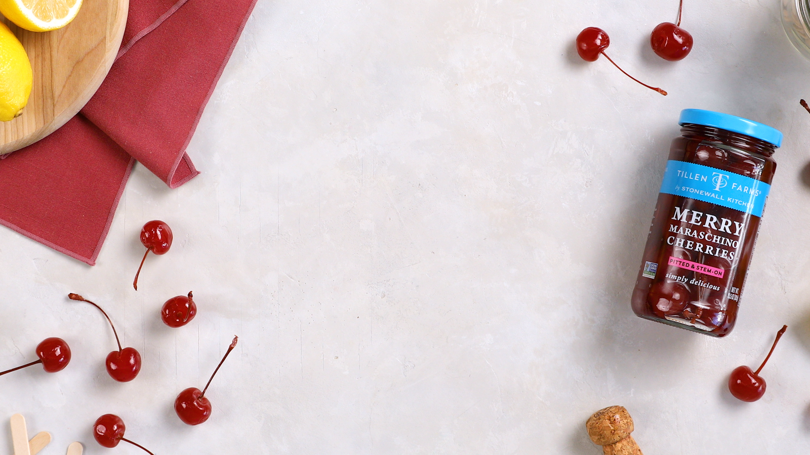 Cocktail Cherries & Garnishes