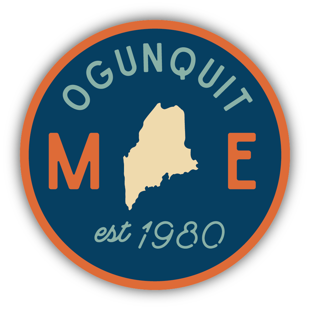 Ogunquit Maine Est. 1980 Circle Sticker