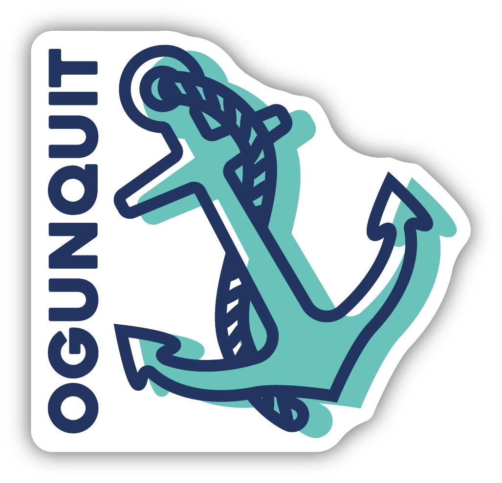 Ogunquit Anchor Sticker