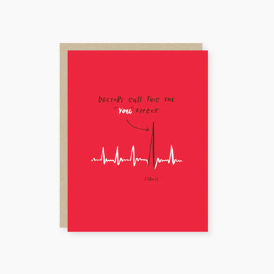 EKG Spike Greeting Card