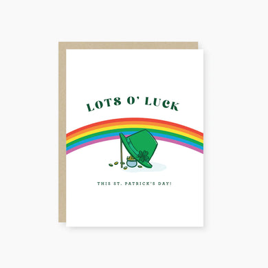 Lots O'Luck St. Patrick's Day Greeting Card