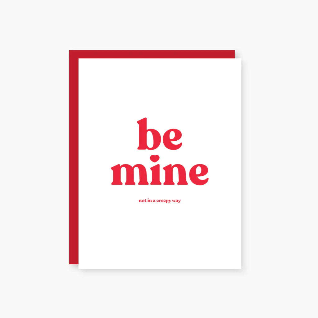 Be Mine Valentine&#39;s Day Greeting Card