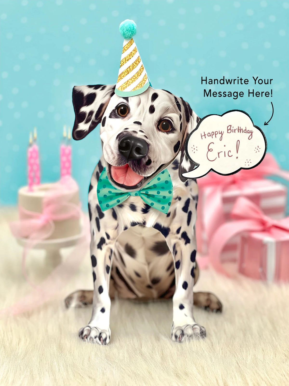 Dalmatian Pop-Up Pet Greeting Card