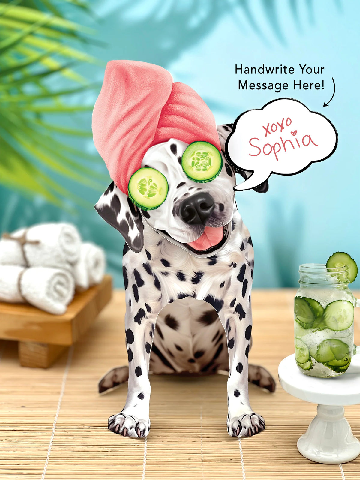 Dalmatian Pop-Up Pet Greeting Card