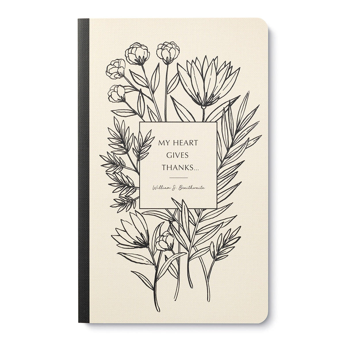 &quot;My Heart Gives Thanks...&quot; — William S. Braithwaite Write Now Softcover Journal