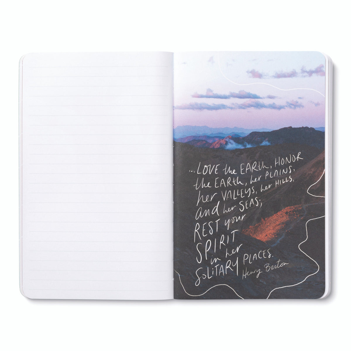 &quot;...Taste The Beauty Of The Wild&quot; — Edna Jaques Write Now Softcover Journal