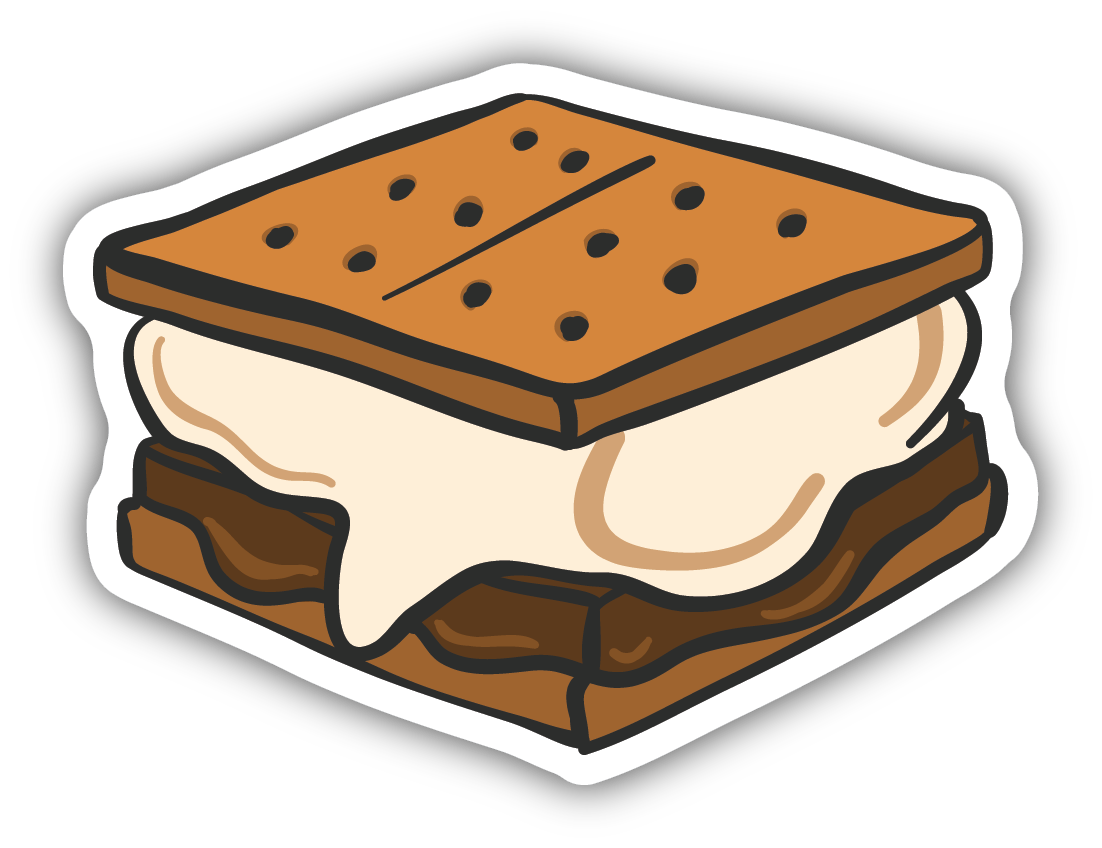 S&#39;mores Sticker