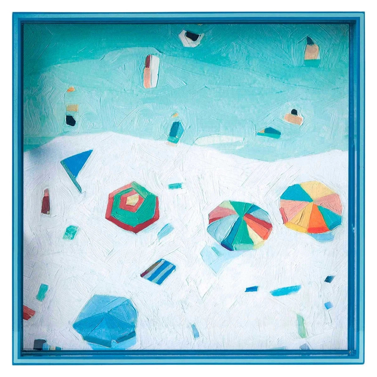 Beach Vista Square Lacquer Tray