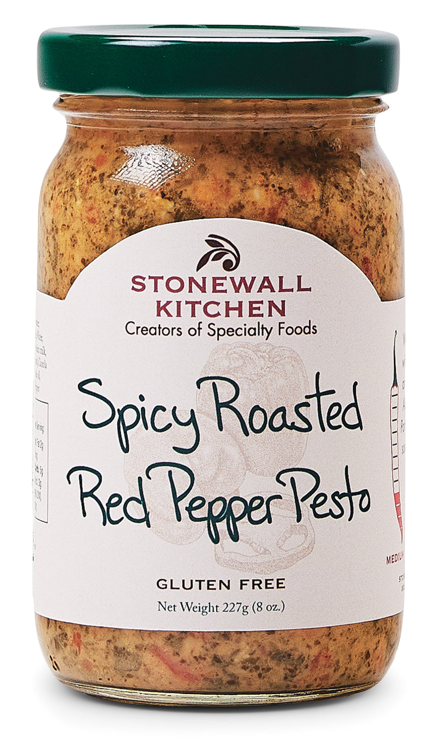 Spicy Roasted Red Pepper Pesto