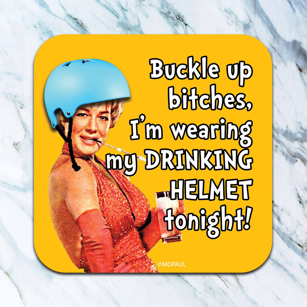 Drinking Helmet Coaster