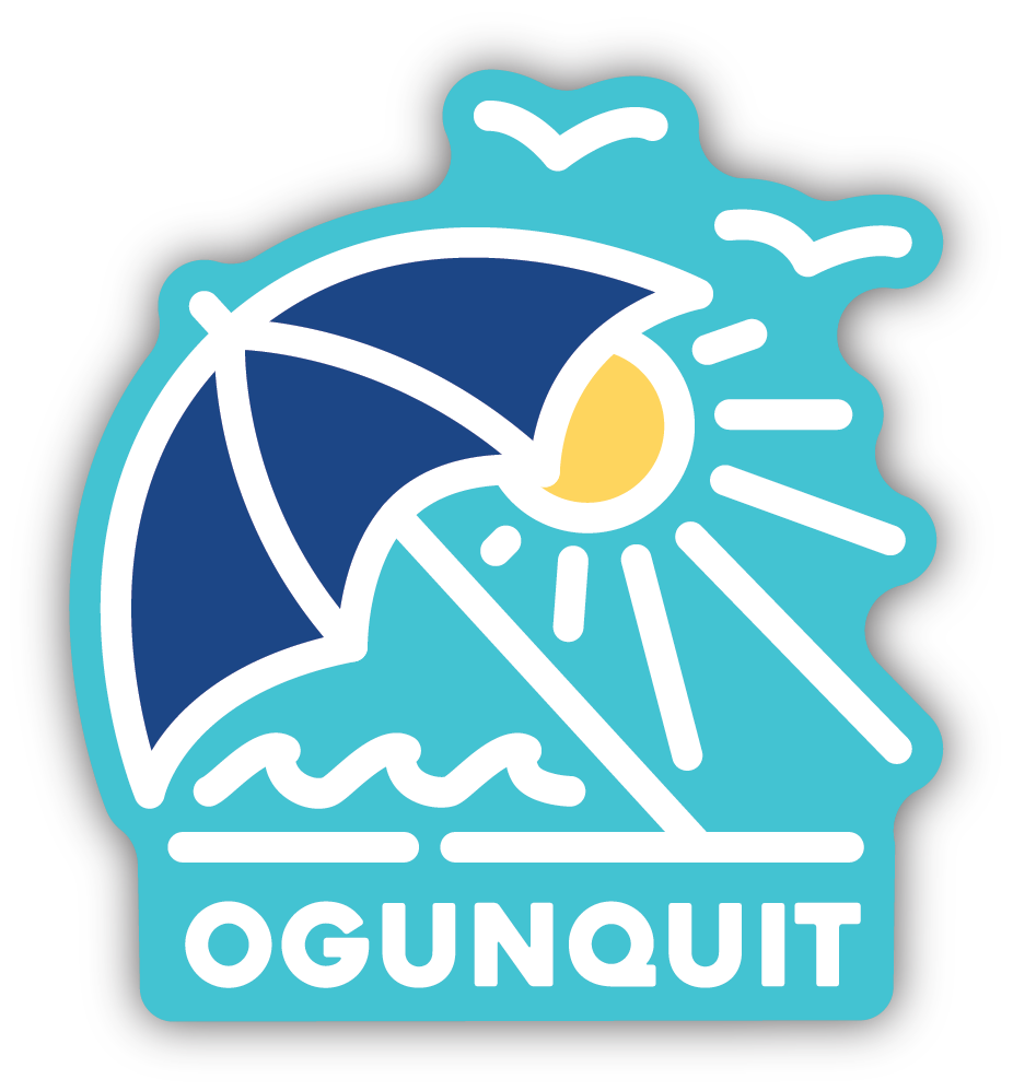 Ogunquit Beach Umbrella Sticker