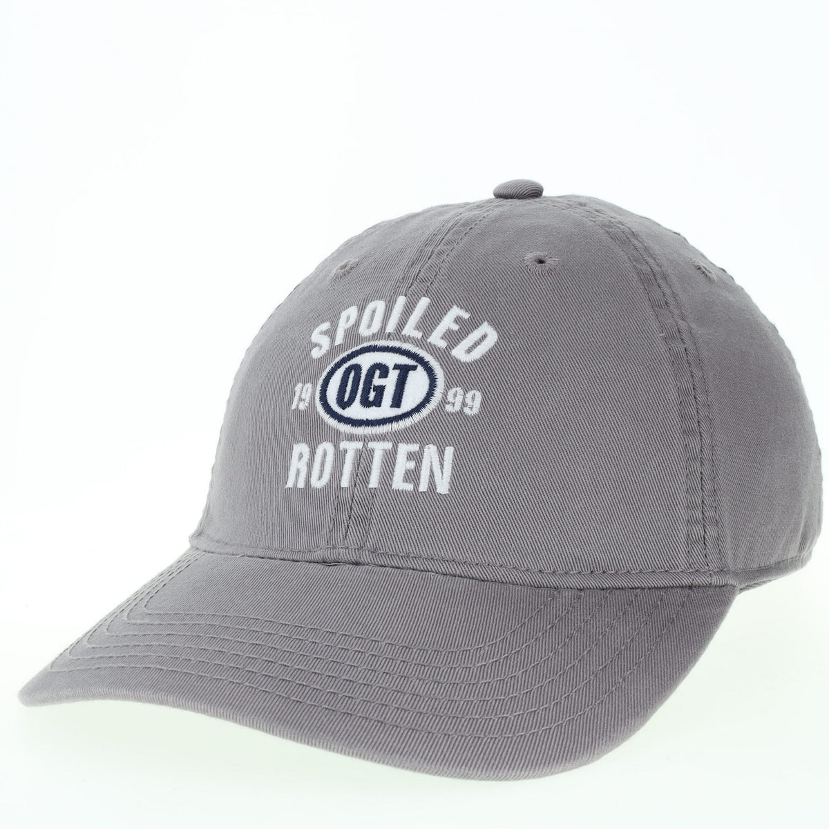 Spoiled Rotten Light Grey Relaxed Twill Hat