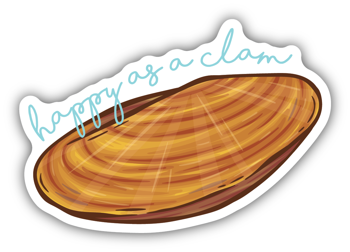 Razor Clam Sticker