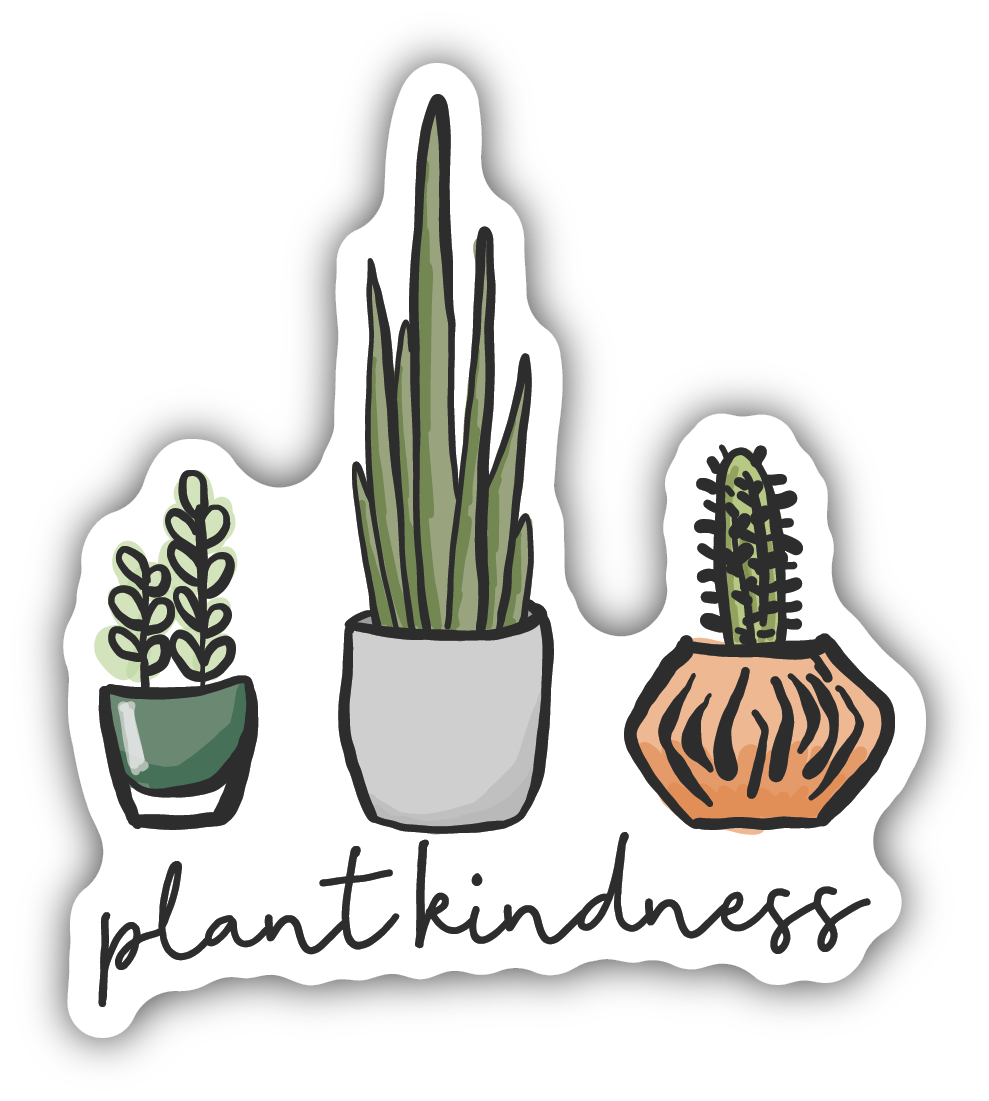 Plant Kindness Sticker
