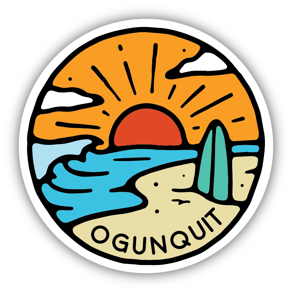 Ogunquit Beach Sunrise Sticker