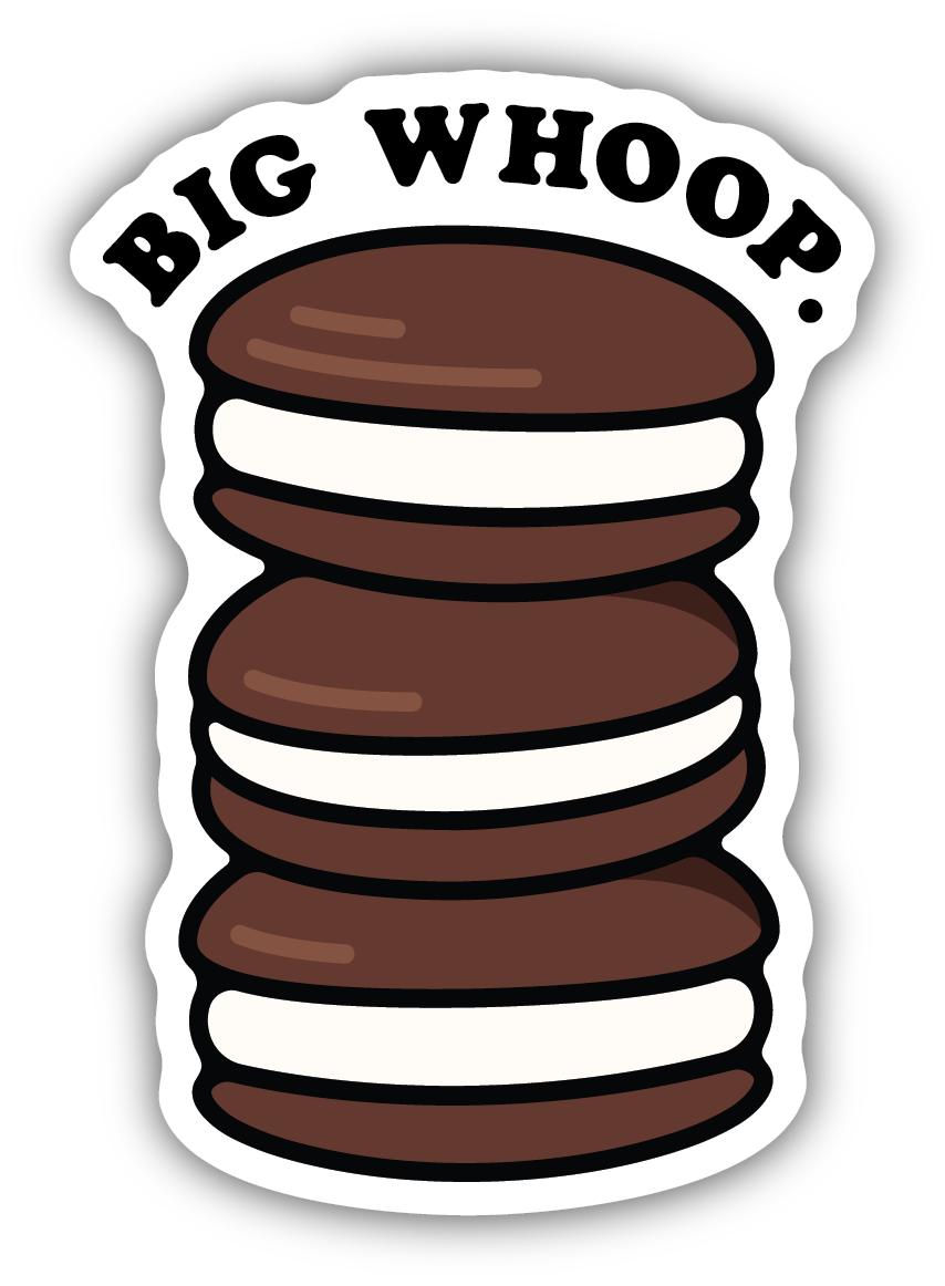 Big Whoop Whoopie Pie Sticker