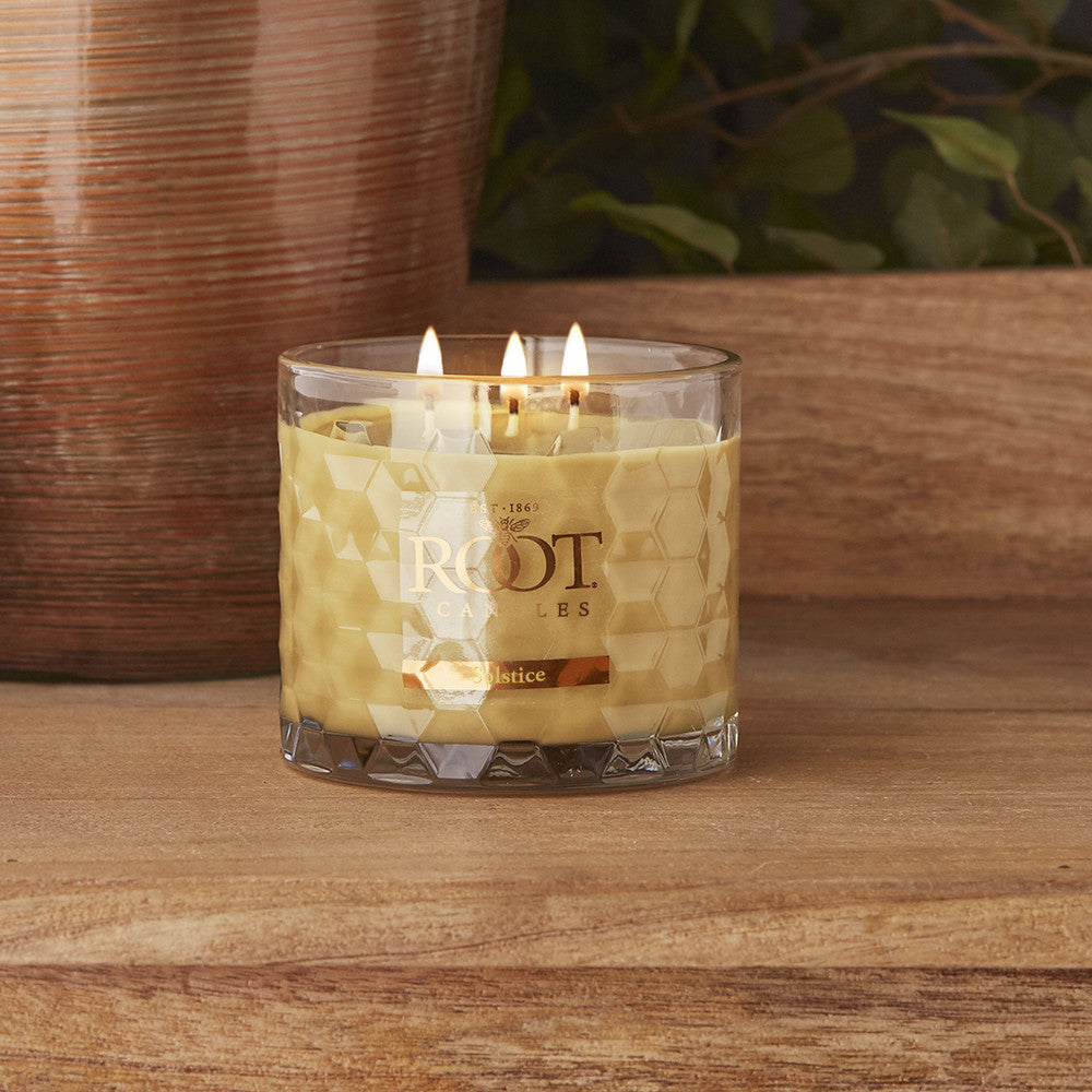 Solstice 3 Wick Honeycomb Candle