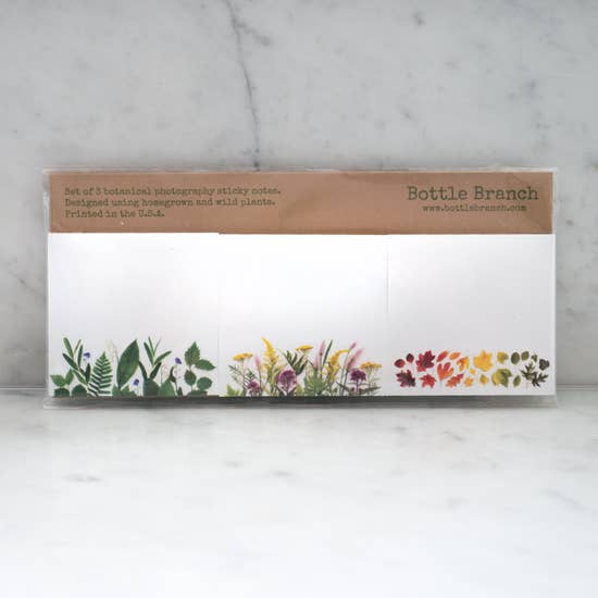 Spring Summer Fall Sticky Notes Set of 3