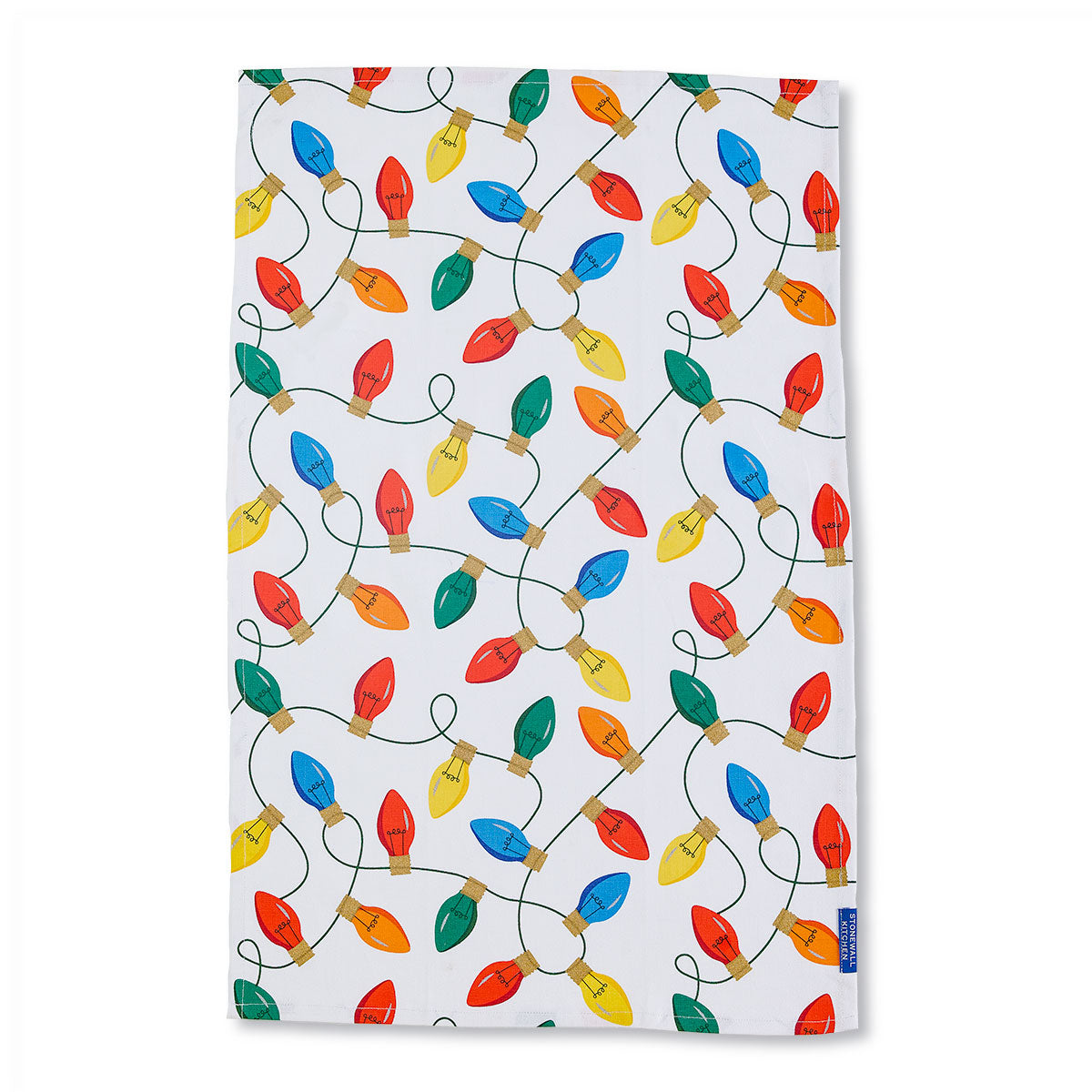 Christmas Lights Tea Towel