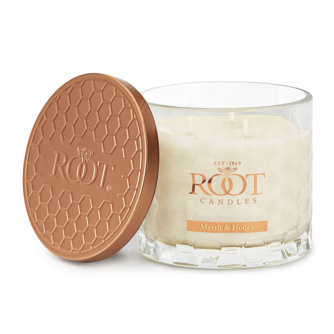 Myrrh & Honey 3 Wick Honeycomb