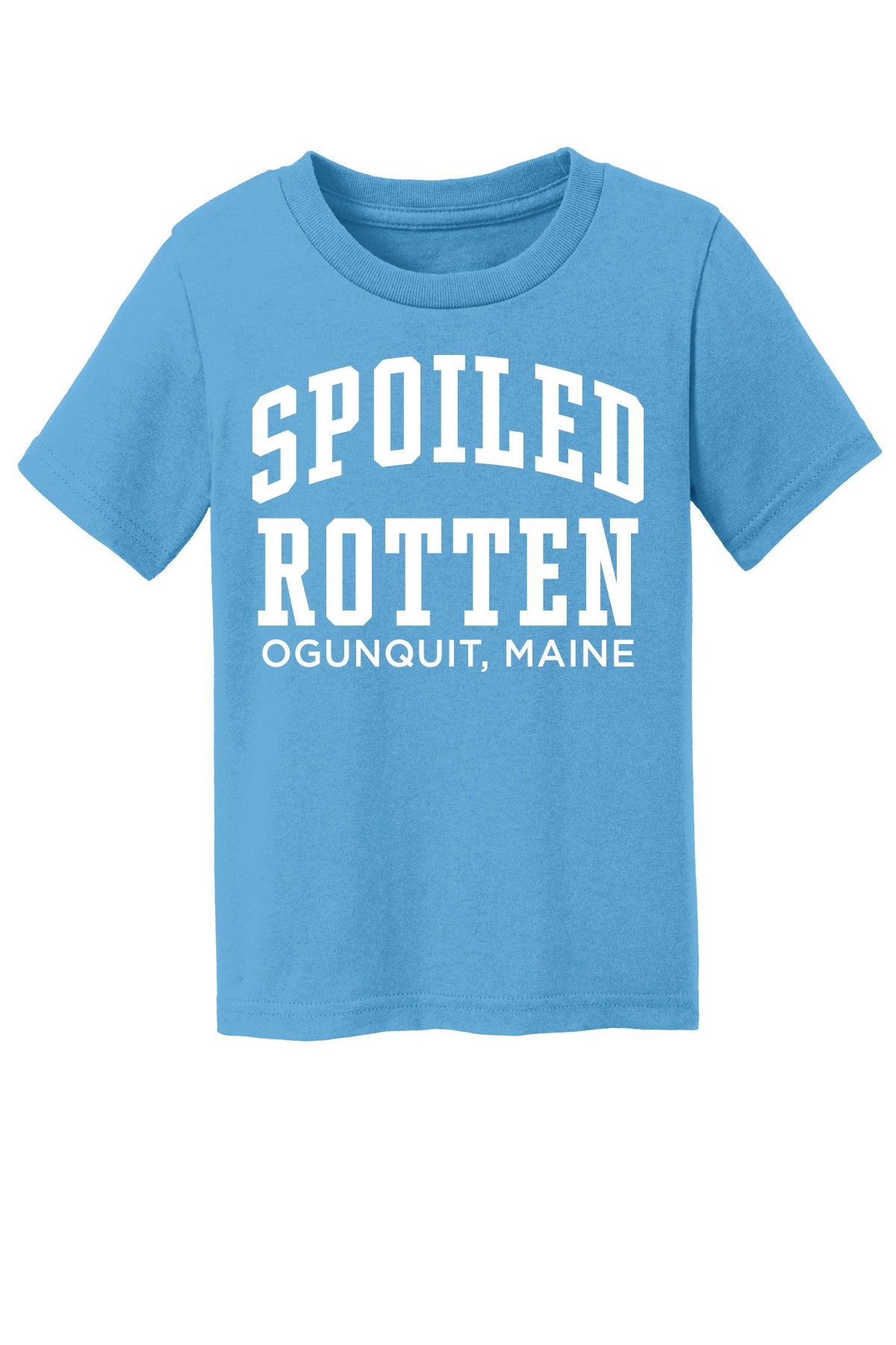 Spoiled Rotten Aquatic Blue Short Sleeve Toddler T-Shirt