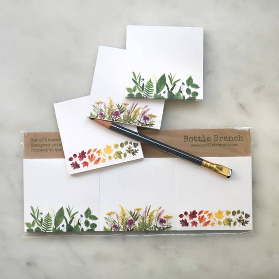 Spring Summer Fall Sticky Notes Set of 3