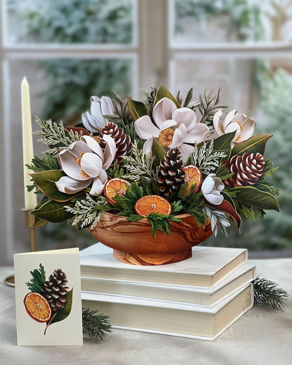 FreshCut Paper Pop-Up Floral Bouquets Tagged 