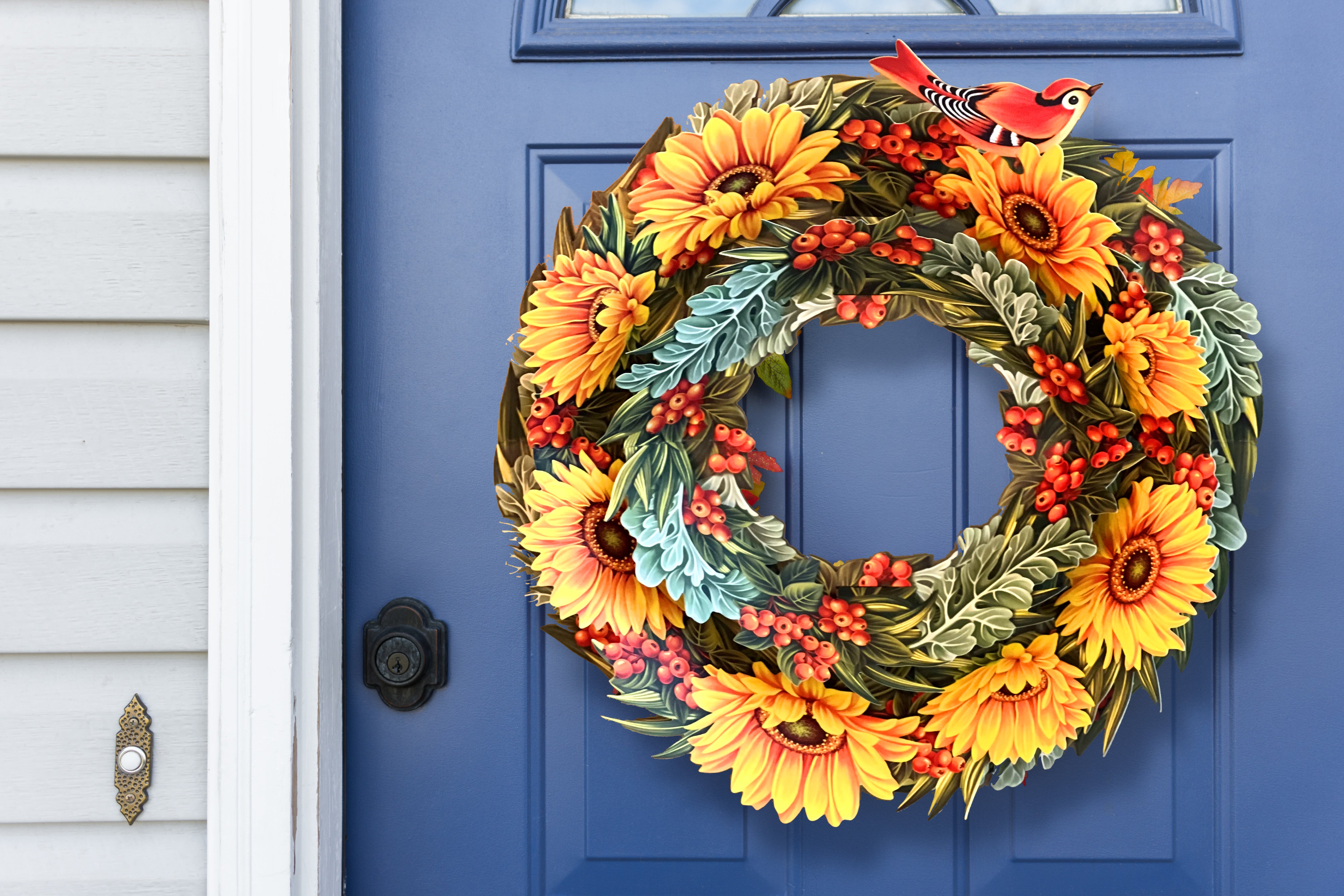 FreshCut Paper Pop Up - Harvest Wreath