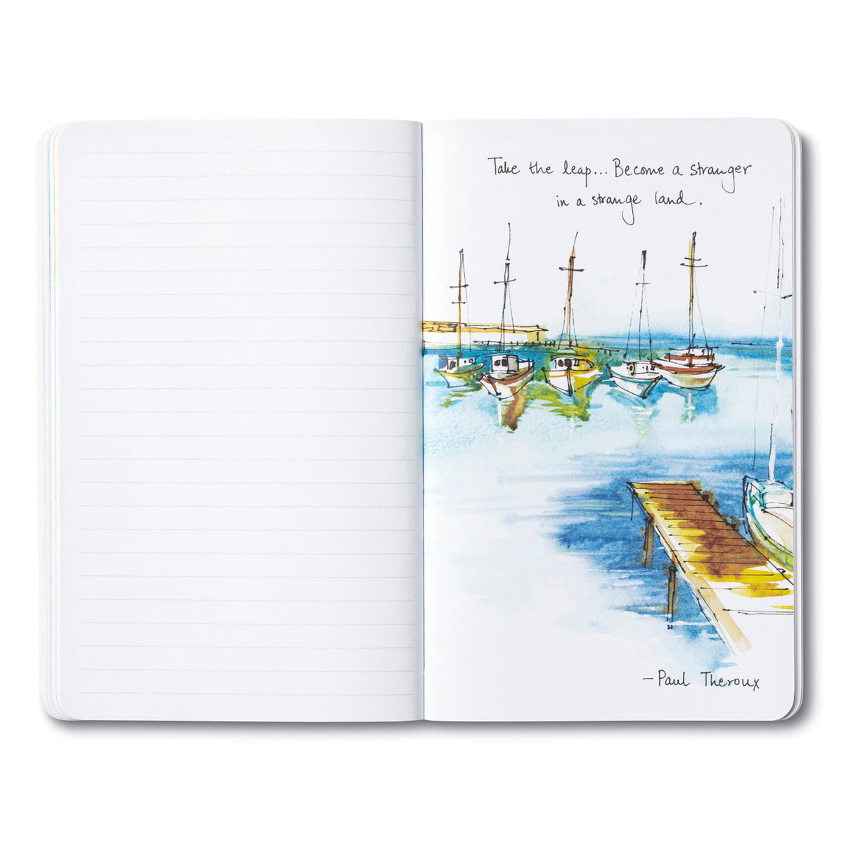 &quot;Take Me Far, Far Away&quot; — Charles Baudelaire Write Now Softcover Journal