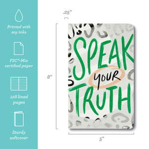 Speak Your Truth Write Now Softcover Journal