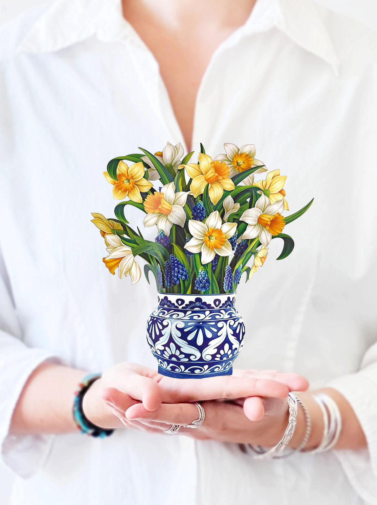 Mini English Daffodils Pop-Up Card