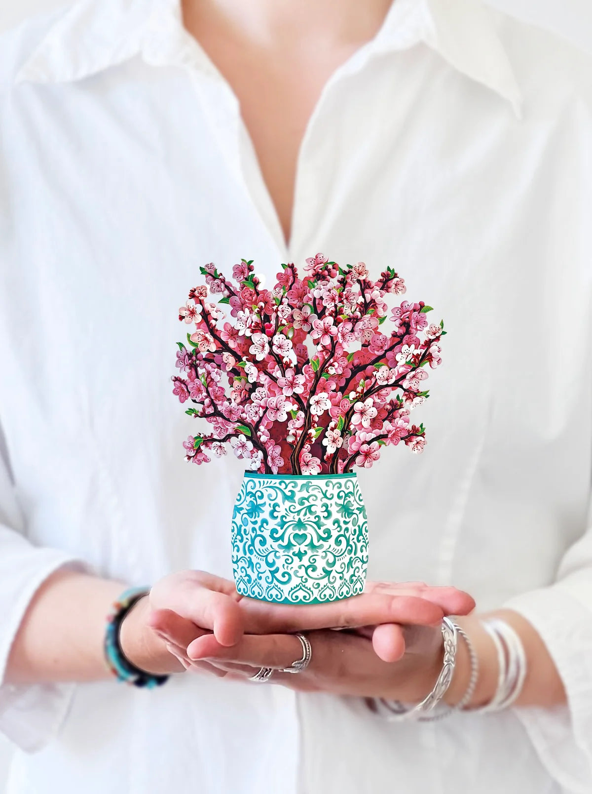 Mini Cherry Blossoms Pop-Up Card