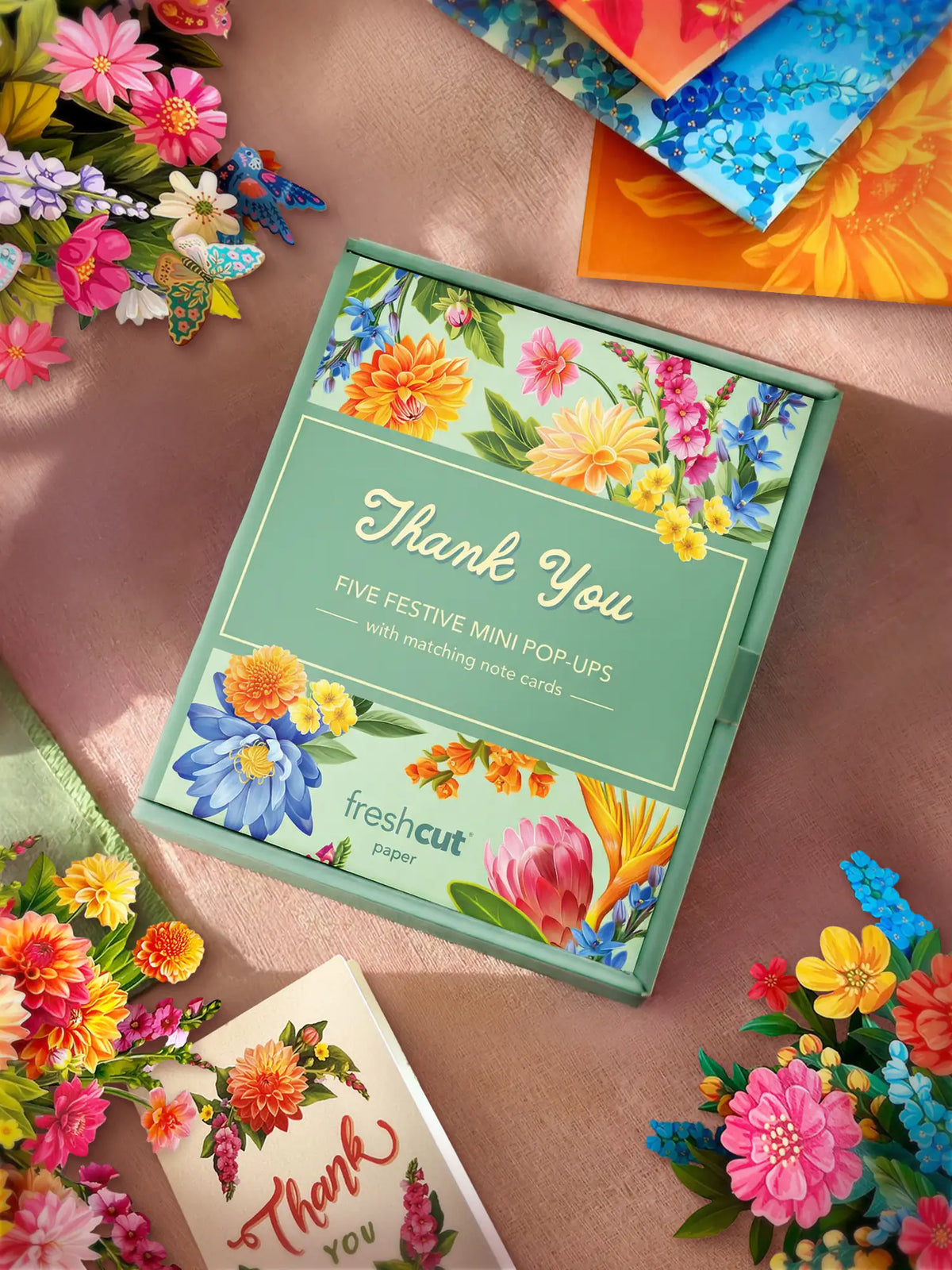 Mini Thank You Blooms Box Set of 5
