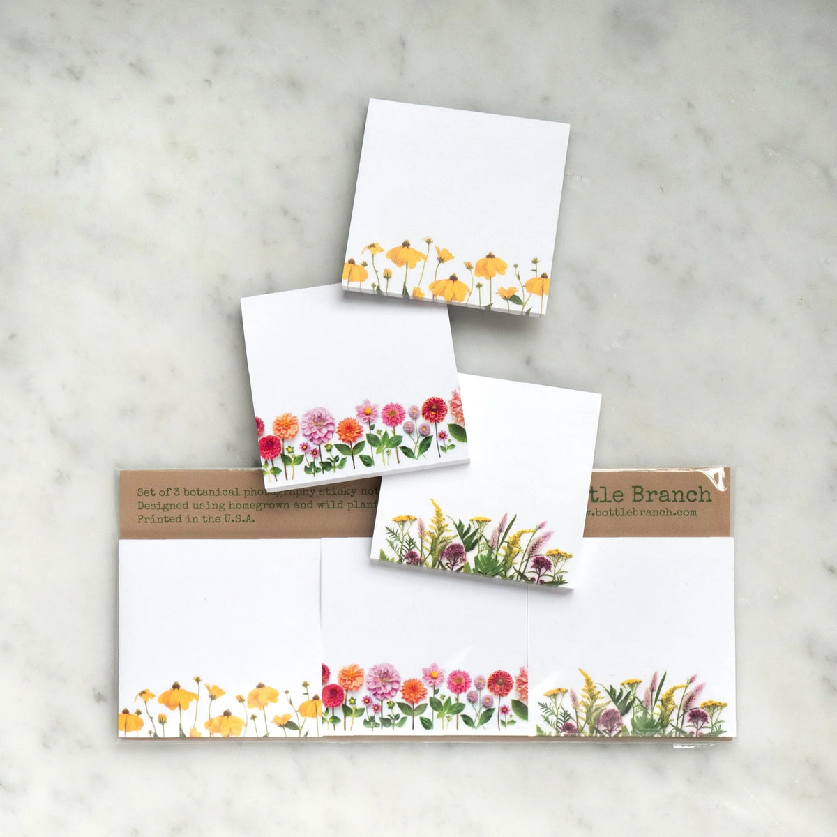Summer Sunshine Sticky Notes Set of 3