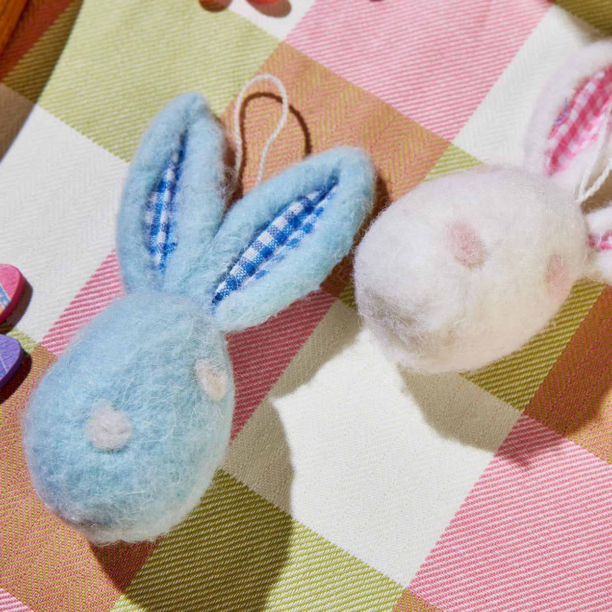 Bunny Patch Egg Ornament