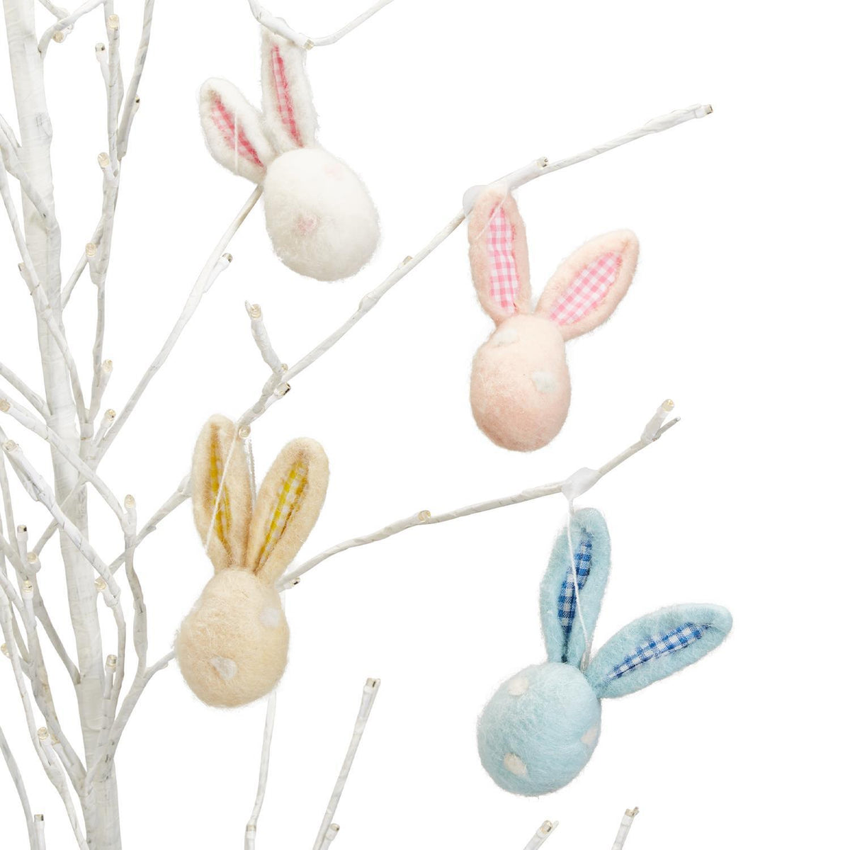 Bunny Patch Egg Ornament