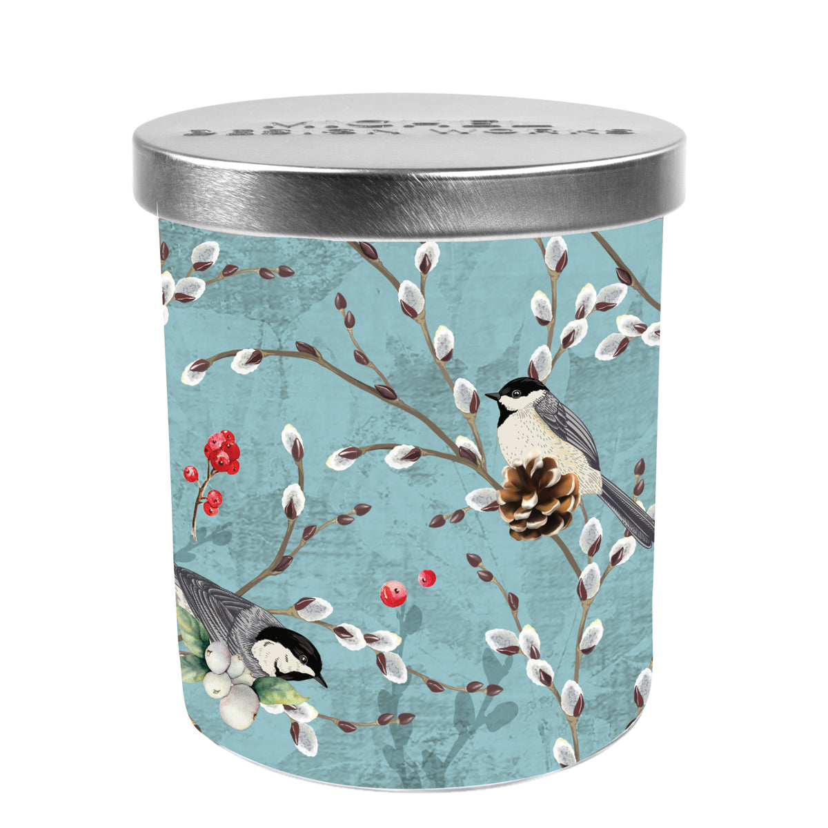 Winterberry & Balsam Decorative Glass Candle