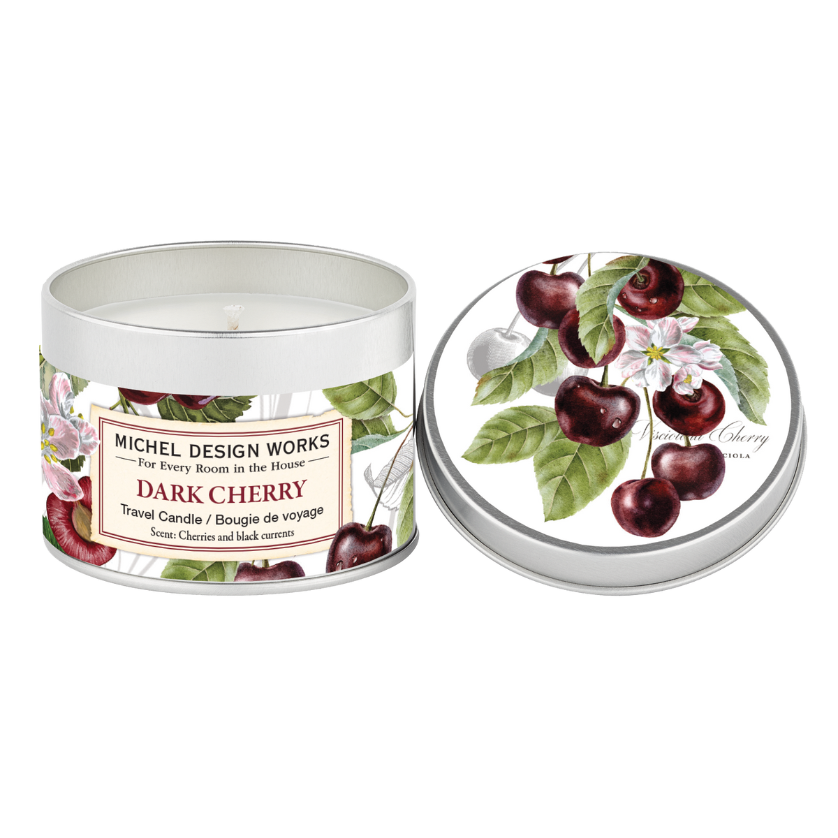 Dark Cherry Travel Candle