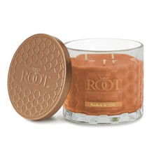 Load image into Gallery viewer, Amber &amp; Oak 3 Wick Honeycomb