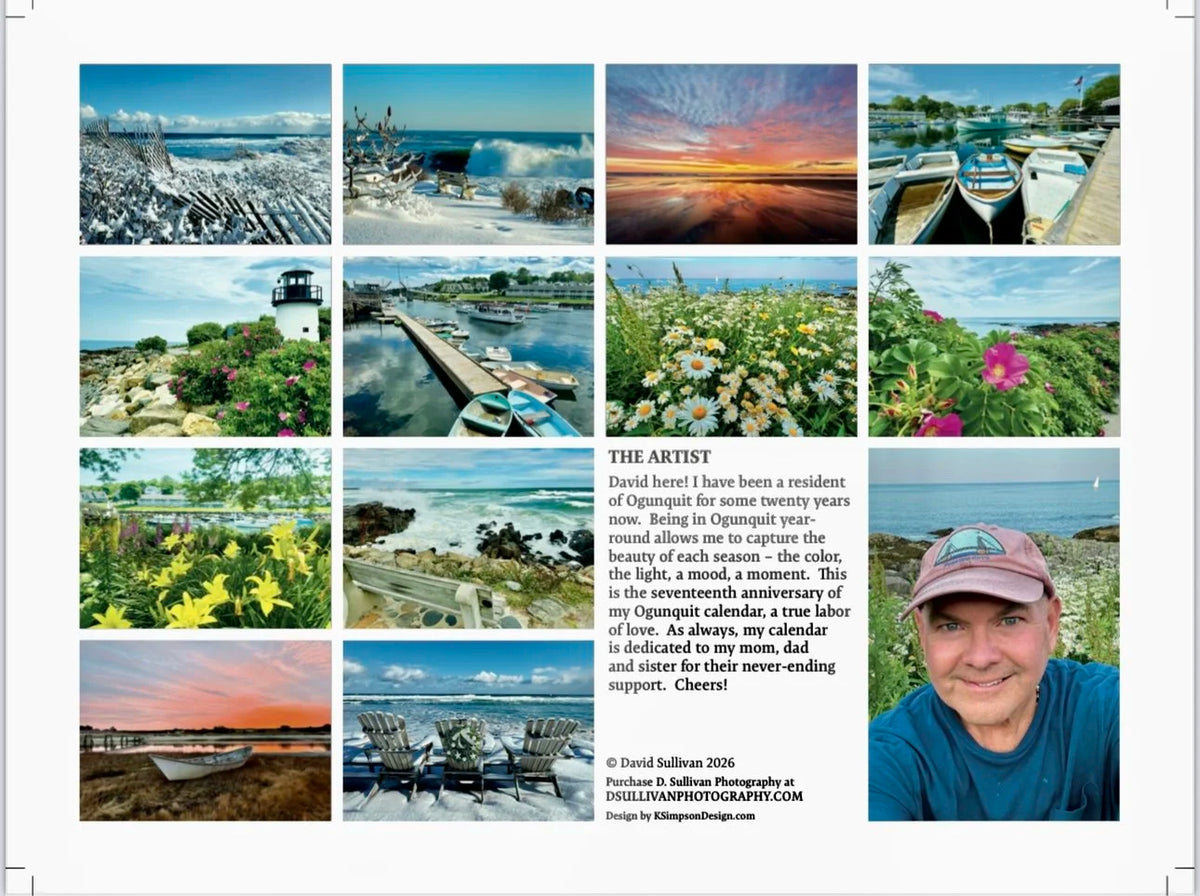 Ogunquit 2026 Calendar