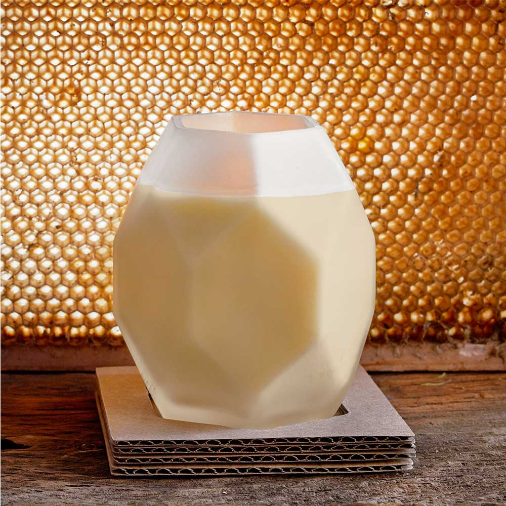 Clover and Honey Beeswax Candle