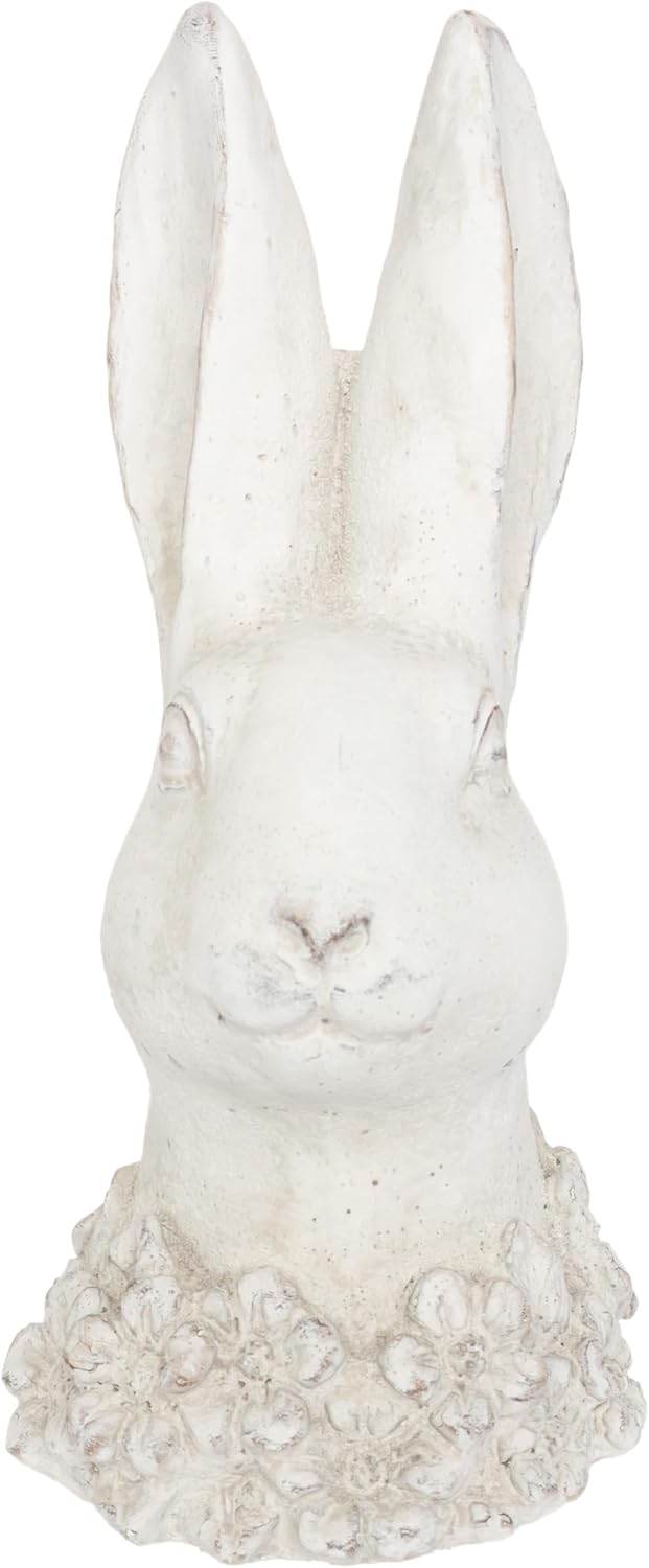 Cement Bunny Statue