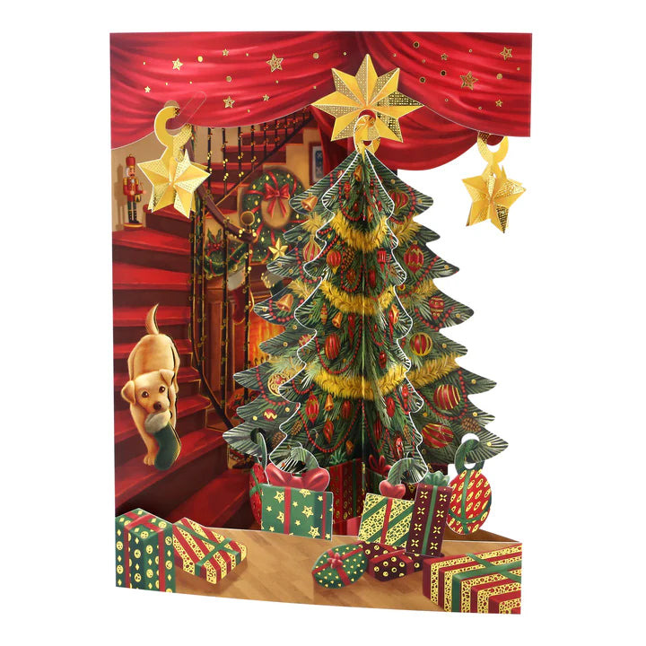 Christmas Tree Santoro Swing Card