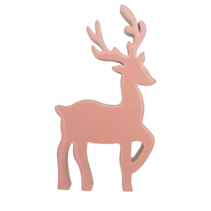 Pink Dancing Deer Large