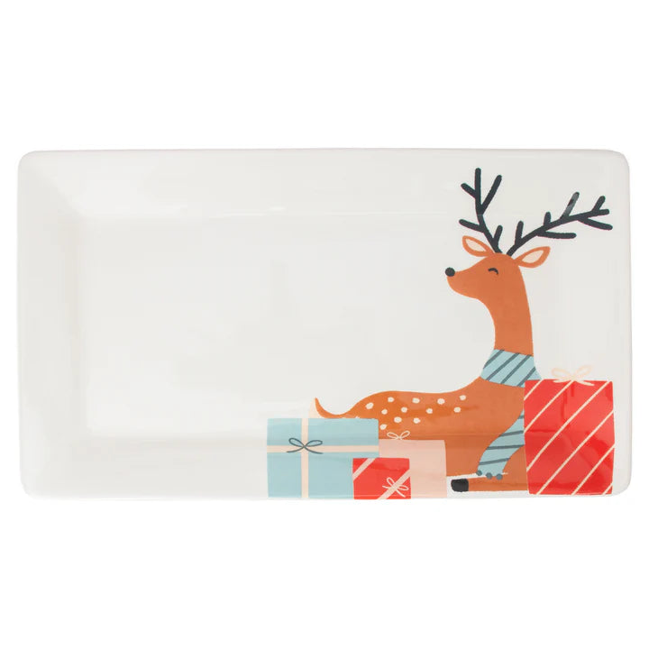Dancing Deer Platter Small