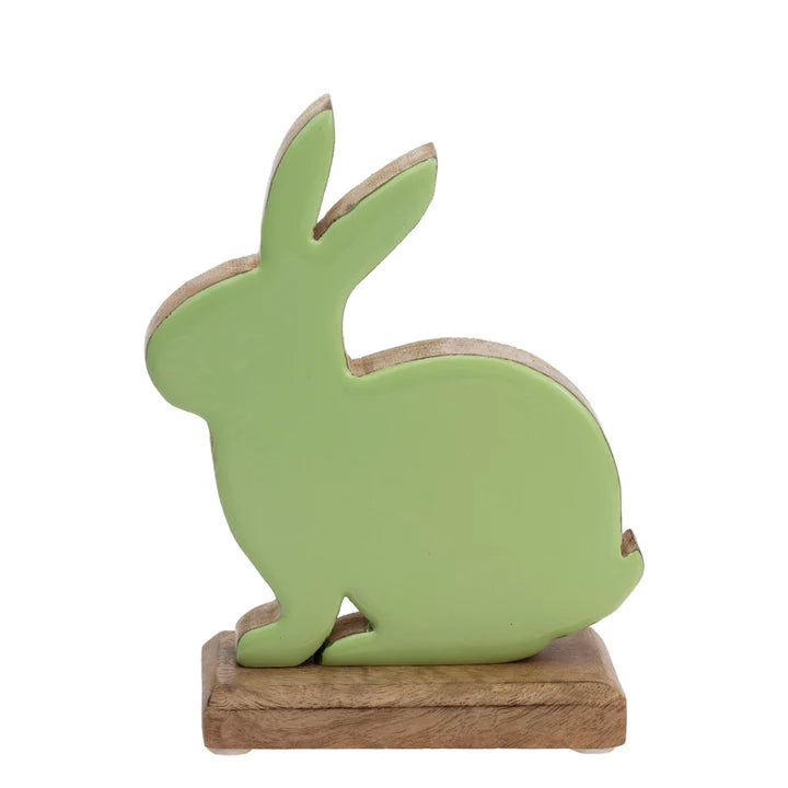 Green Wood Bunny