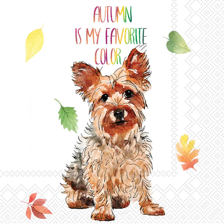 Autumn Favorite Color Cocktail Napkins