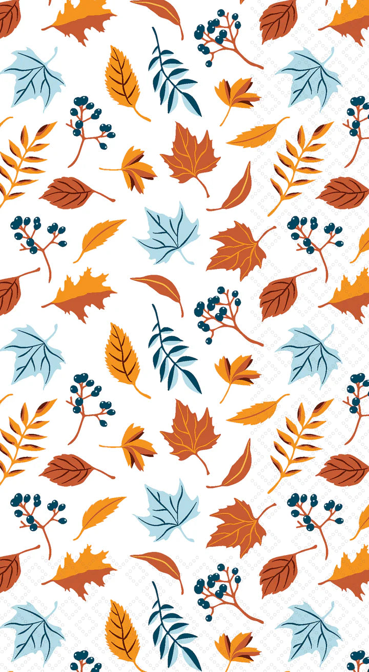 Autumn Leaves Scatter Guest Towels